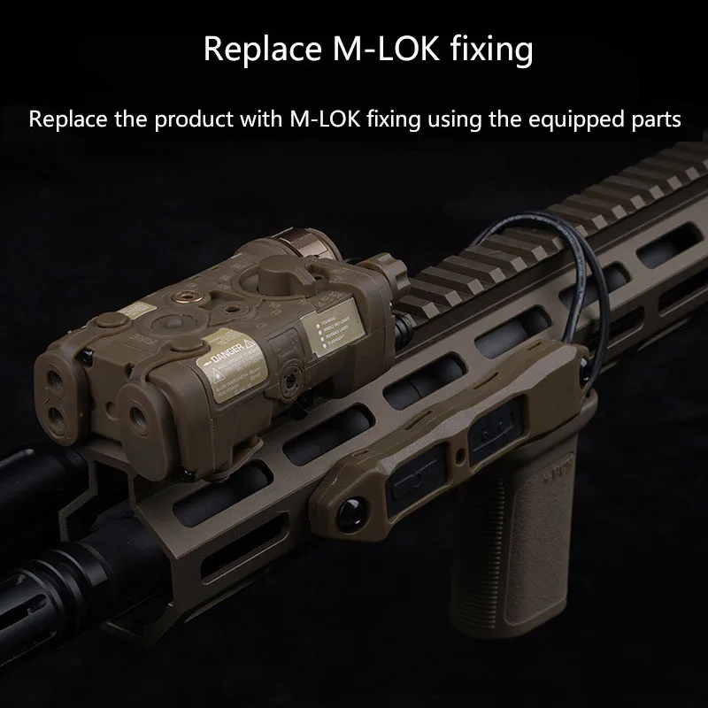 Interruptor de cable para grifos de grúa, dispositivo de 2,5 SF, se adapta a rieles Picatinny - imagen 3