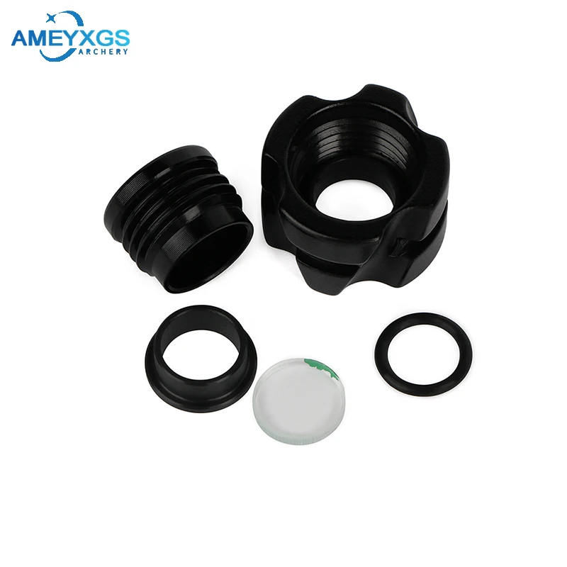 Apertura de vista de tiro con arco, lente clarificadora de núcleo interno de 37 y 45 grados, 4x/6x/8x, accesorios de tiro de caza