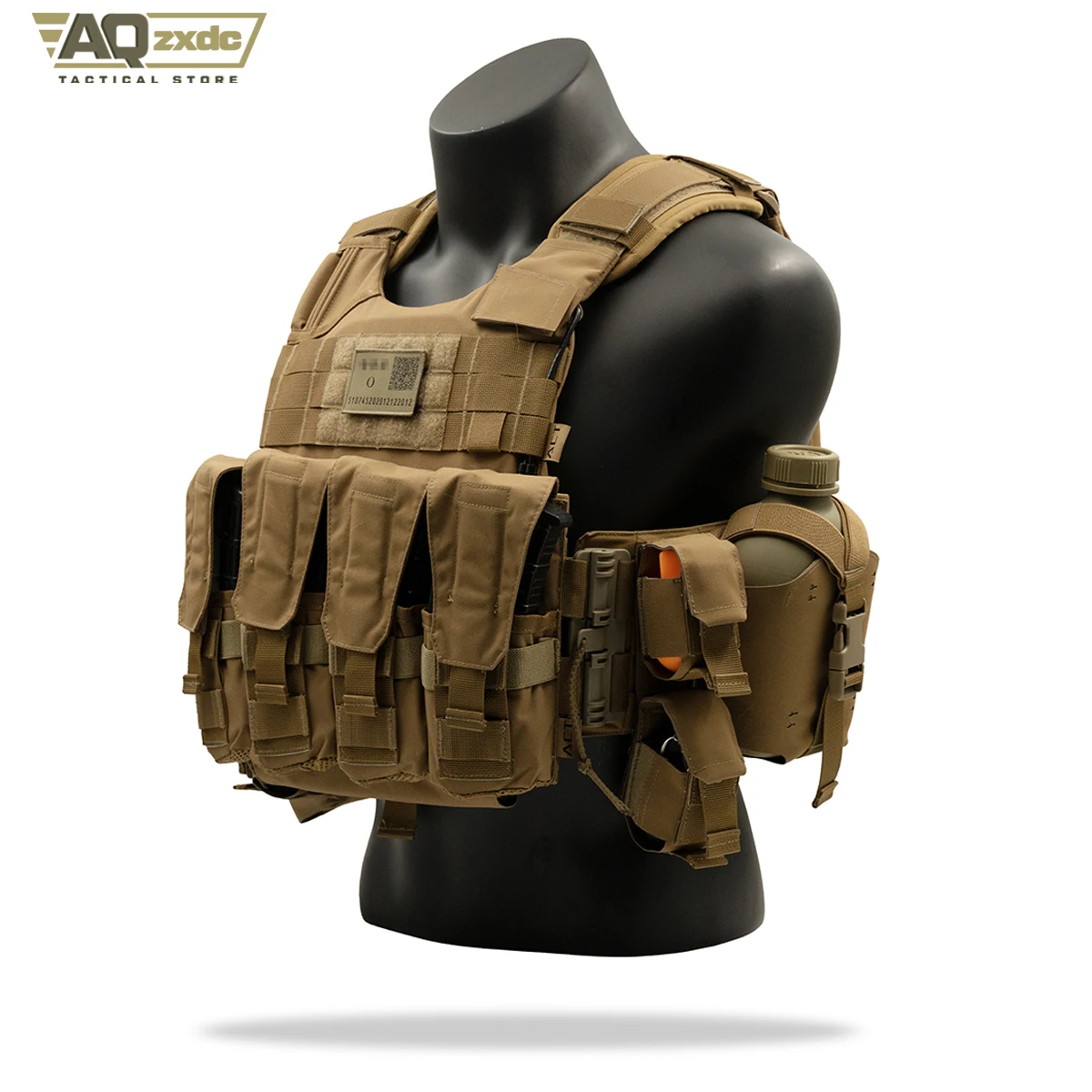 AQzxdc AG-45 Bolsa compacta lanzable de extracción rápida - Bolsa táctica de extracción rápida Correa elástica Compatible con granada de diferentes tamaños - imagen 2