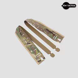 PEW Adaptador MOLLE cremallera táctica extensión panel trasero