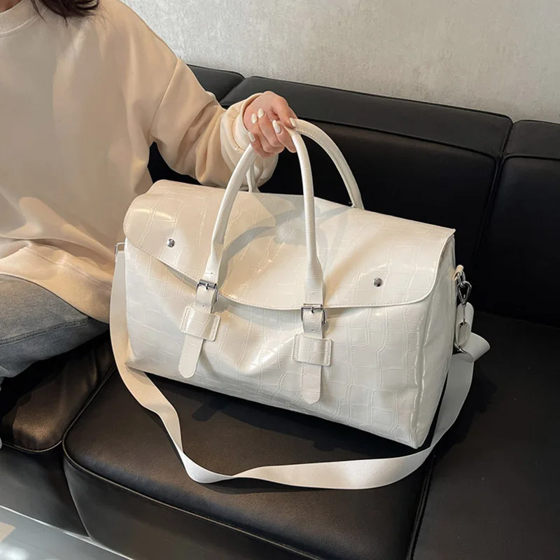 Bolsa de lona deportiva para gimnasio, Fitness, Yoga, bolso de viaje, para acampar al aire libre, senderismo, bolso cruzado, mochila grande para ordenador portátil, mochila escolar de fin de semana - imagen 3