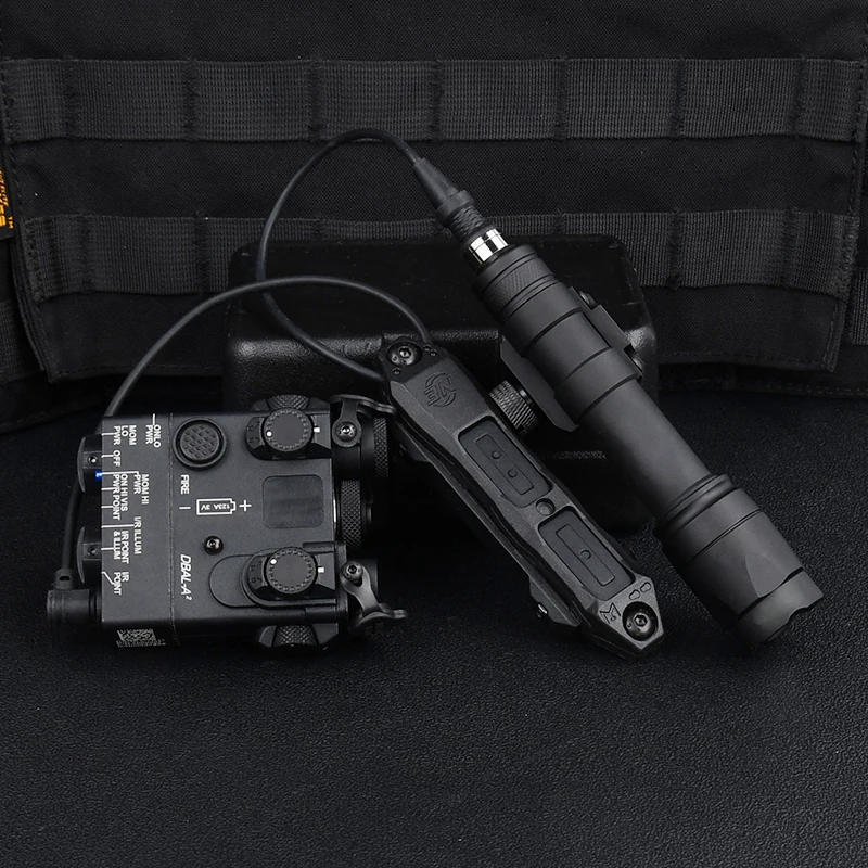 DBAL-A2 táctico Airsoft verde rojo azul sin Wadsn M300A M600 M600C, linterna con interruptor de Control Dual, accesorios de caza - imagen 5