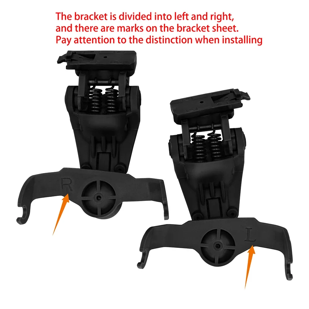Orejeras electrónicas, adaptador de riel de arco/Kit de micrófono externo para deportes de impacto, orejeras electrónicas para disparar, orejeras tácticas antiruido - imagen 3