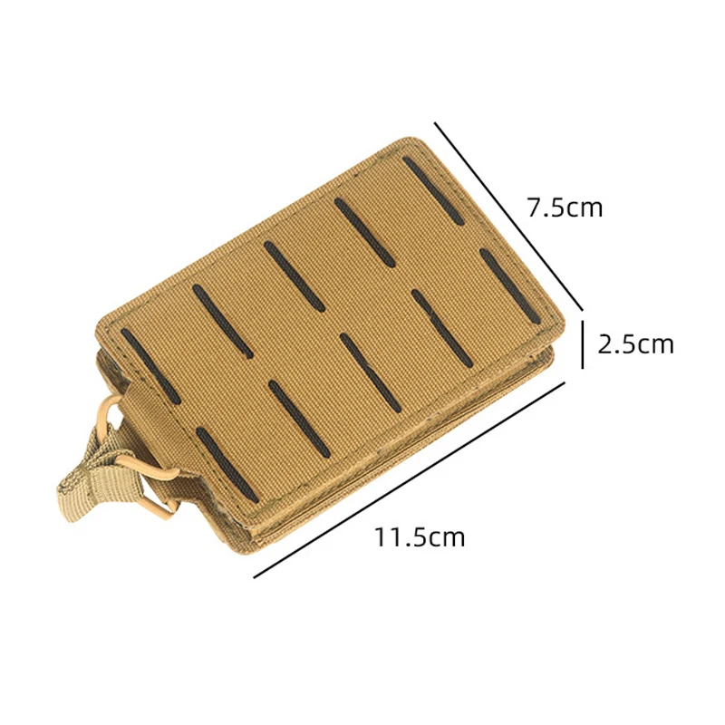 Bolsa MOLLE porta cargadores 5,56mm abierta