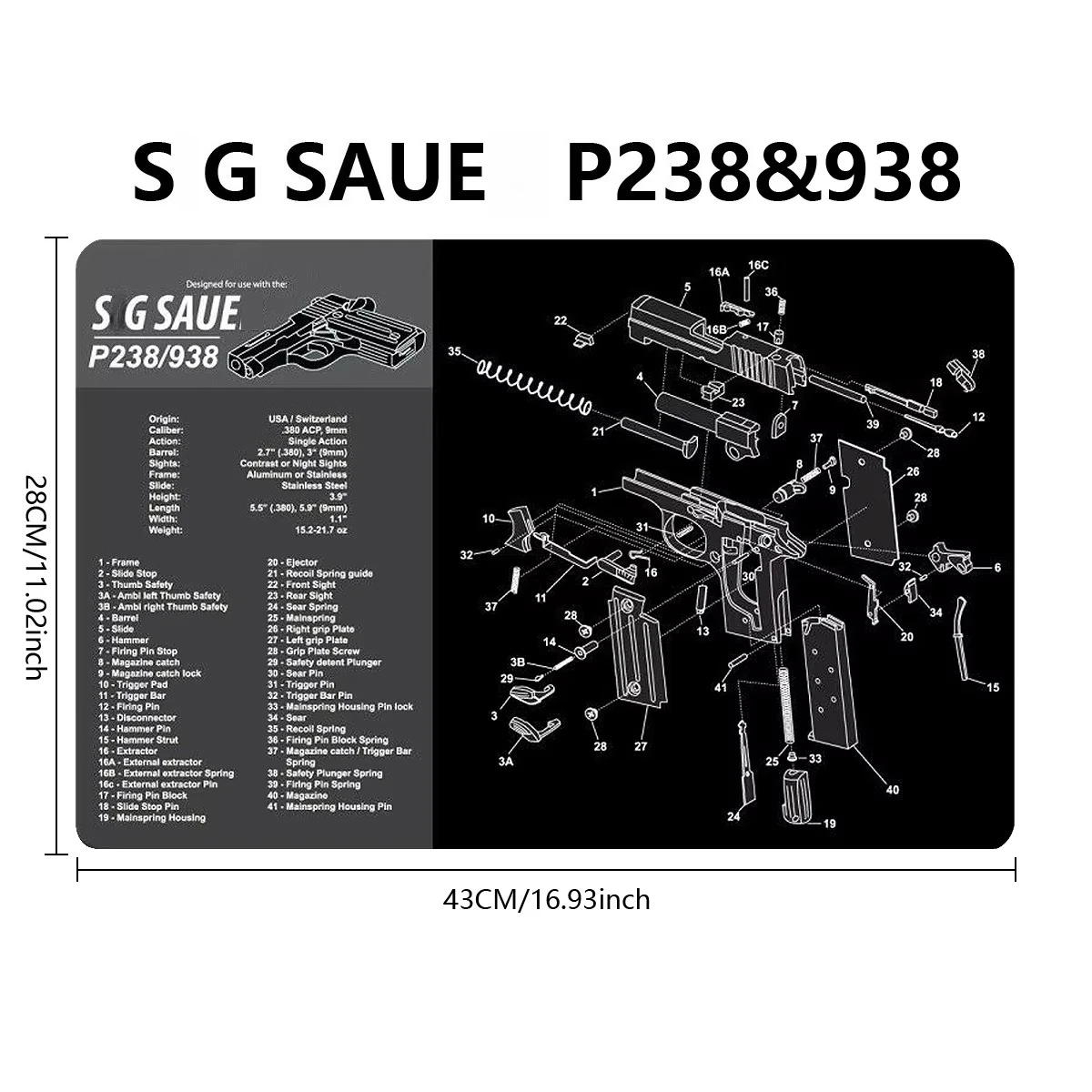 S G SAUE P238 P938