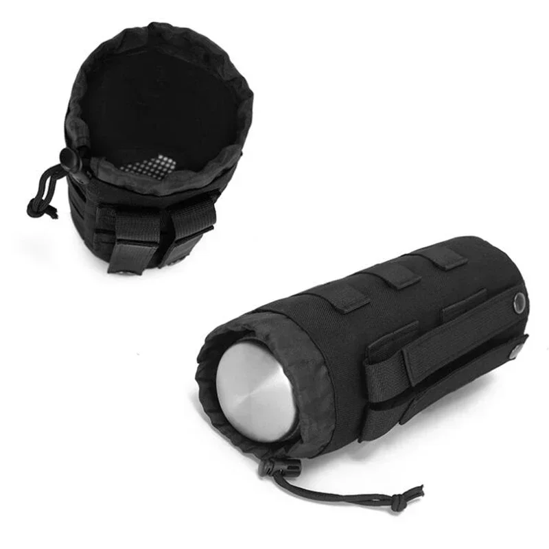 Bolsa táctica MOLLE para botella de agua, camping y ciclismo