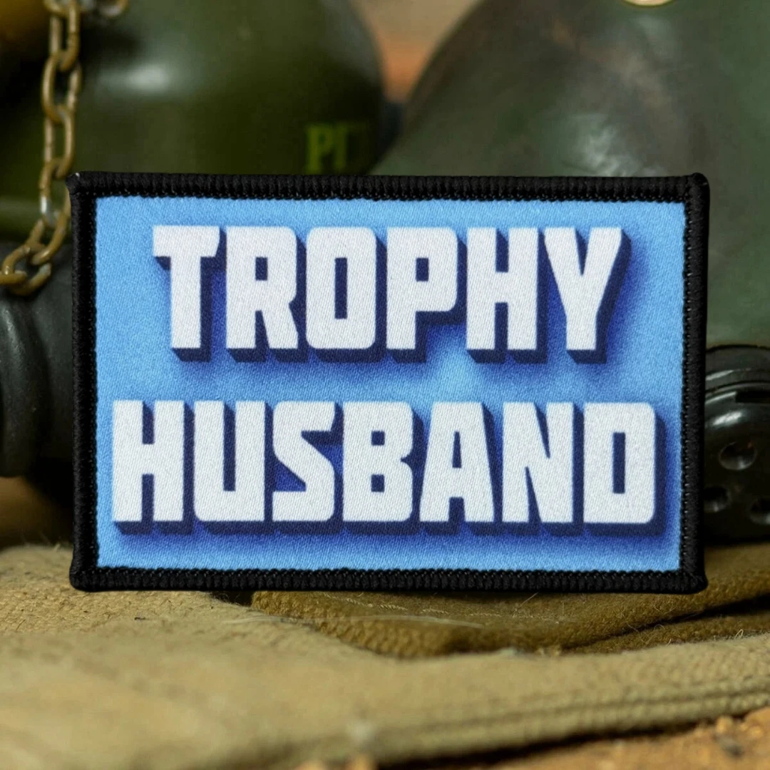 Trofeo marido táctico moral insignia parche ejército militar mochila pegatina impreso gancho y bucle parches para ropa - imagen 5