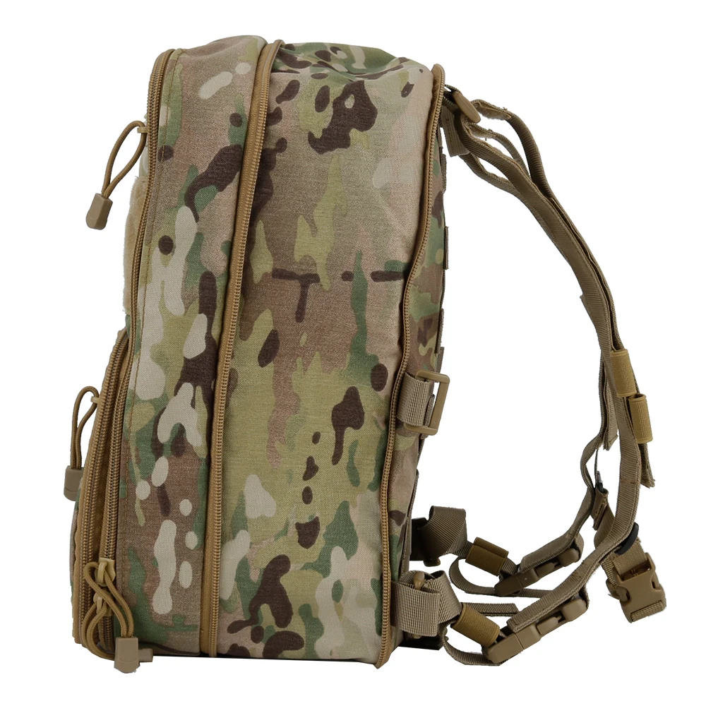 Mochila Flatpack D3, portador de hidratación táctica Airsoft, bolsa Molle de capacidad Variable, chaleco multiusos de asalto - imagen 3