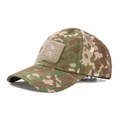 Gorra táctica camuflaje Ban nailon y algodón antirojo