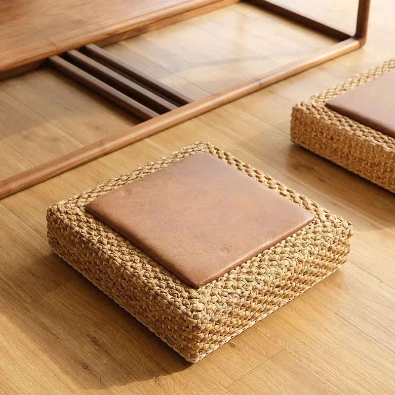 Cojín de tatami futan para sala de té, mesa de té, balcón, ventana de Bahía, futan home, pier sentado en el suelo, estilo japonés - imagen 3
