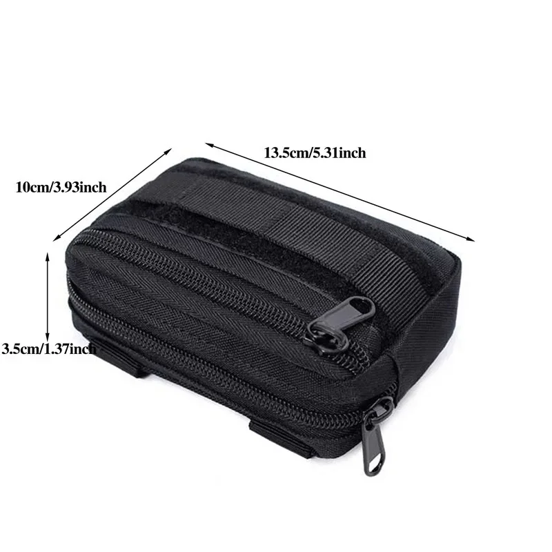 Cinturón táctico MOLLE Oxford con riñonera desmontable modular - imagen 2