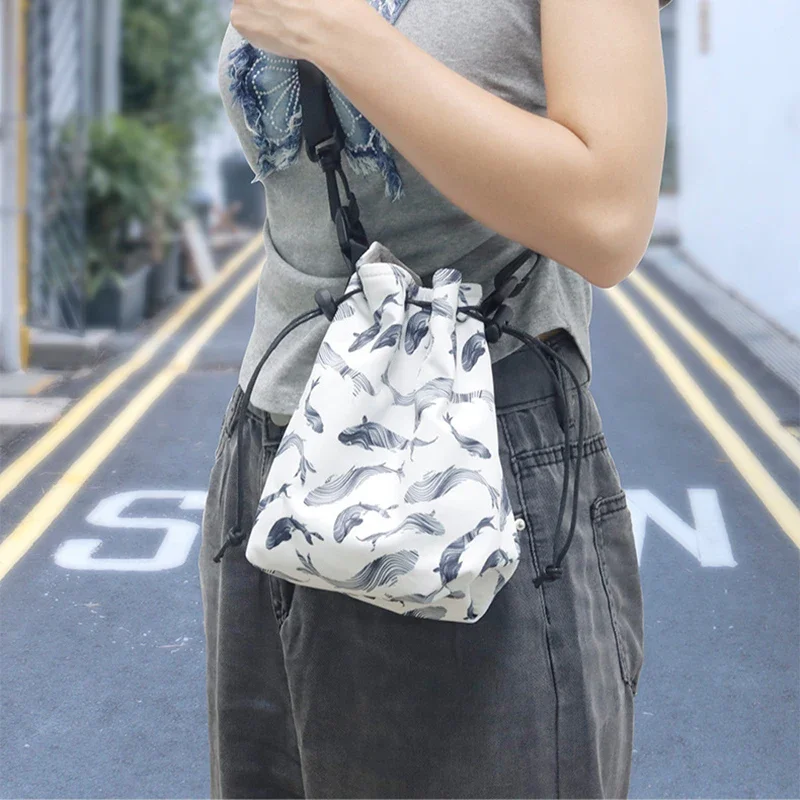 Carcasa Universal para cámara instantánea, bolsa con cordón, funda portátil impermeable de PU, estuche de almacenamiento para Instax Mini 12/11/9/8/90/EVO/Liplay - imagen 3