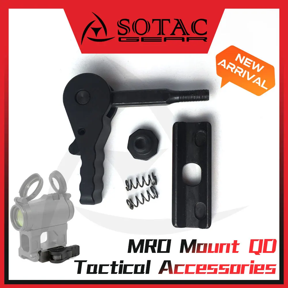 SOTAC-GEAR Palanca QD aluminio desmontaje rápido para mira MRO