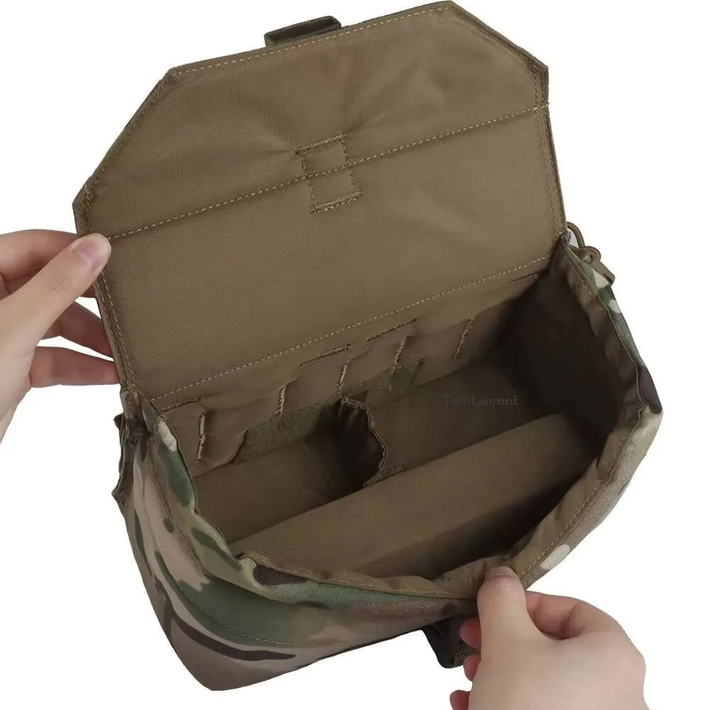 Bolsa táctica Molle GPNVG-18 de espuma suave Quad Nvgs, gafas de visión nocturna, estuche de transporte, bolsa de protección a prueba de golpes para caza - imagen 5