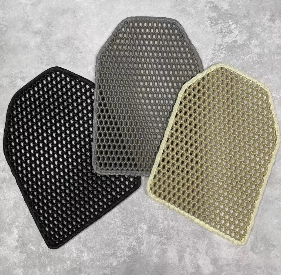 Amortiguación de mochila modular, almohadillas de enfriamiento, acolchado transpirable 3D para chalecos de juego de Paintball táctico de caza, 2 uds. - imagen 5