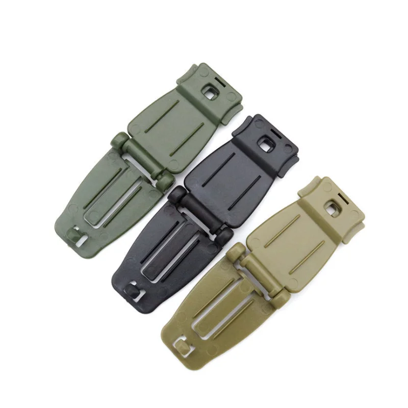 Hebilla de seguridad, accesorios tácticos para exteriores, mochila Molle, bolsa, correas, hebilla de conexión, Clip, hebilla colgante EDC