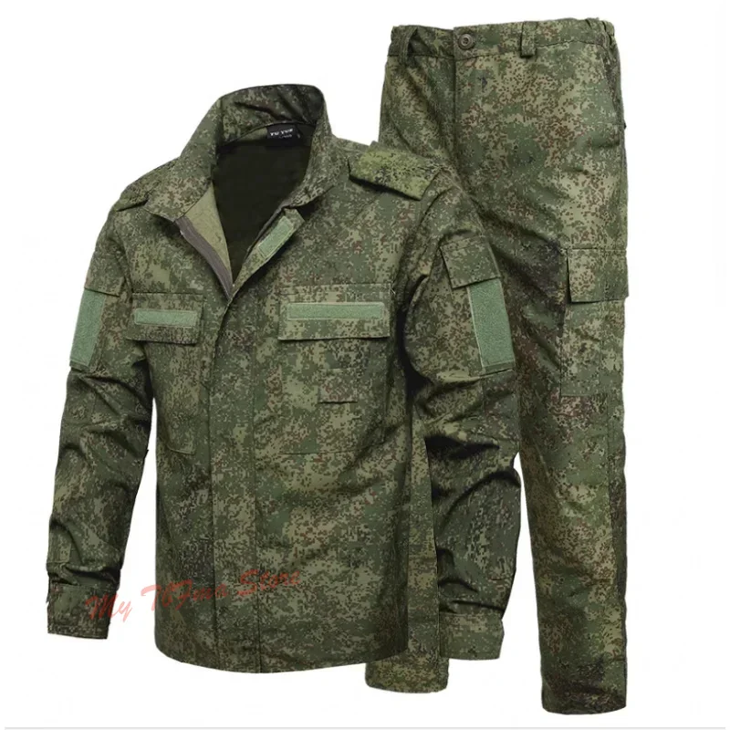 Chaqueta y pantalones tácticos Vkbo de camuflaje verde EMR para hombre pequeño ruso, traje de entrenamiento de campo, uniforme de caza - imagen 2