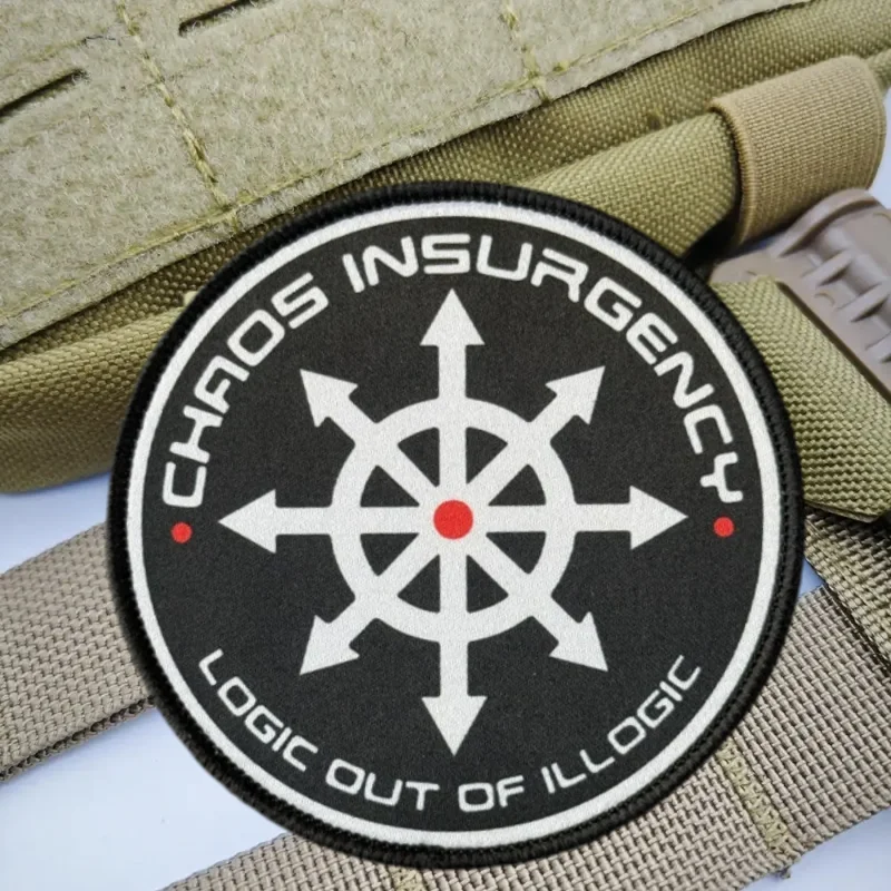 Chaleco táctico con estampado SCP, insignia de moral con gancho y bucle, accesorios de decoración para mochila, pegatinas, brazalete, parches militares para ropa - imagen 5