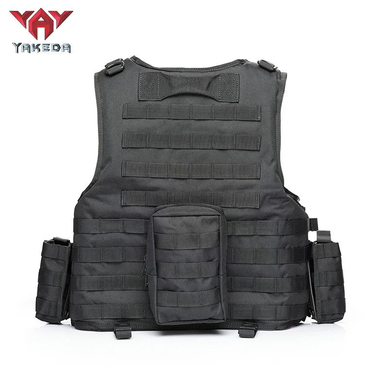 YAKEDA Chaleco táctico Molle de caza para hombre, juego de guerra, armadura corporal para exteriores, chaleco protector de entrenamiento - imagen 4