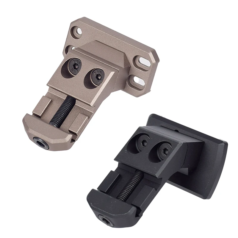 Soporte de Metal lateral óptico compensado de 35/45 grados para T01 T02 RM Base de alcance de punto rojo para soporte de riel Picatinny de 20mm para caza - imagen 5