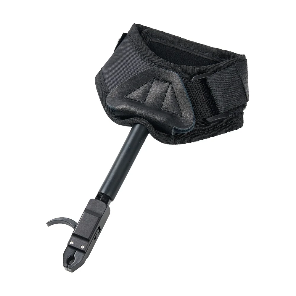 Alicates giratorios para tiro con arco, 1 piezas, Ayuda de liberación, correa para la muñeca negra, accesorio de tiro para caza al aire libre, 360 - imagen 2