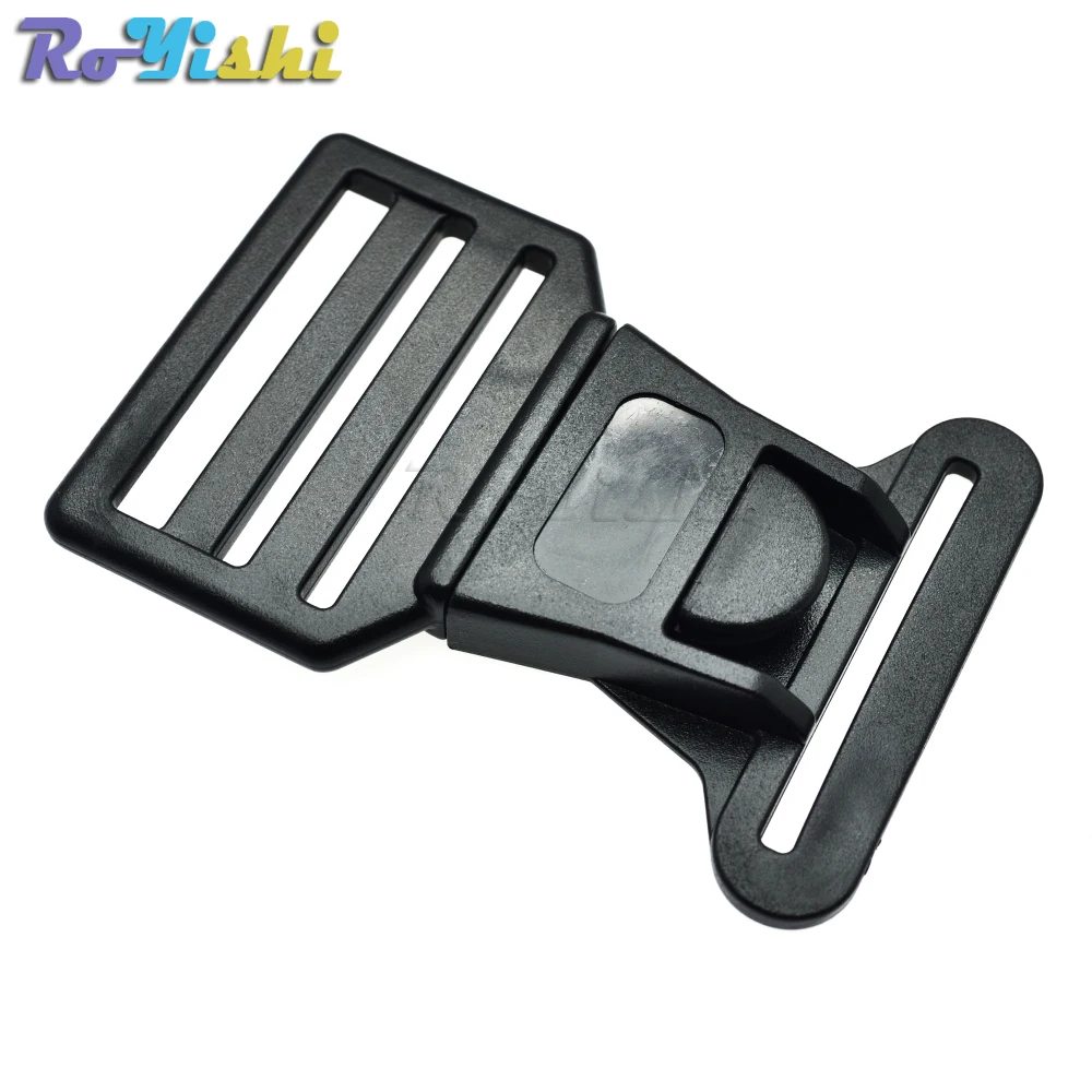 Hebilla de liberación central de plástico para bolsas de viaje deportivas, correas para exteriores, 40mm - imagen 3