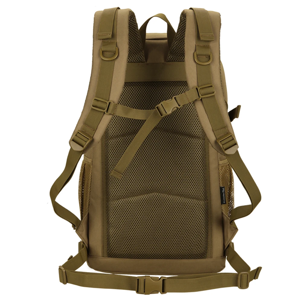 Mochila táctica para hombres, mochila impermeable al aire libre para senderismo, pesca, caza, Camping, bolsa Molle multiusos, 30L - imagen 5