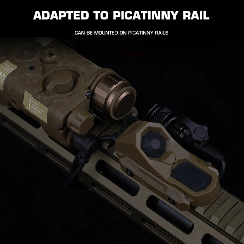 Interruptor láser de grúa, interruptor de presión de enchufe de grúa, botón láser de linterna táctica, enchufes láser SF/grúa para caza y escotamiento - imagen 3