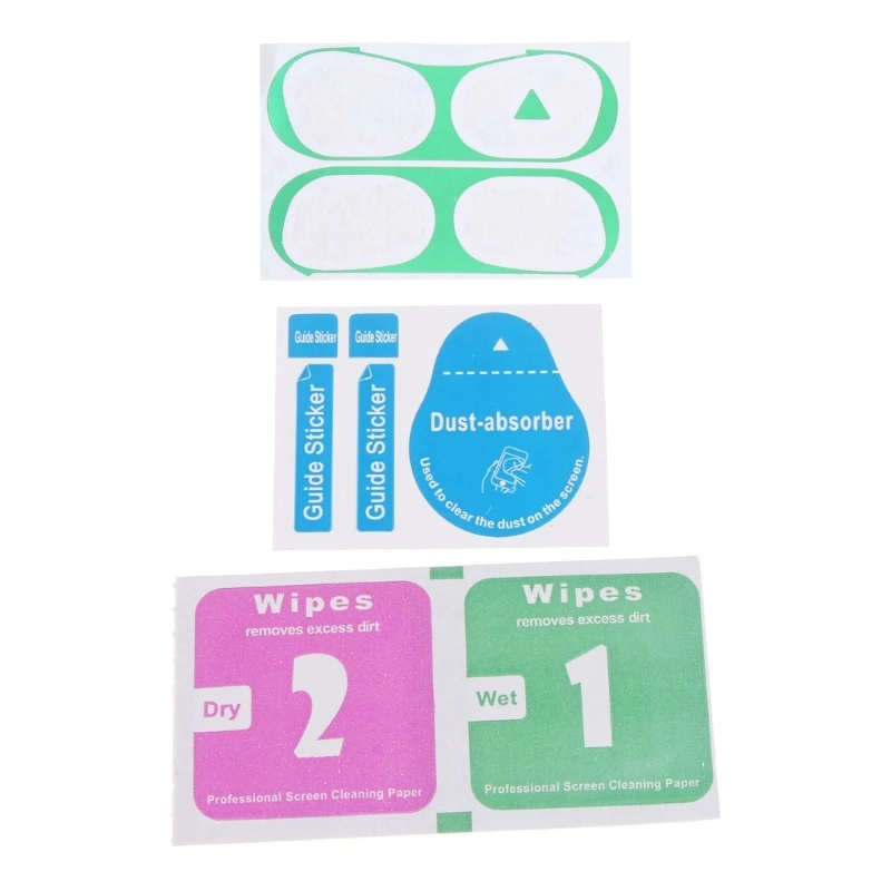 Película antiarañazos para auriculares, funda para 2, pegatina protectora a prueba polvo, envío directo - imagen 2