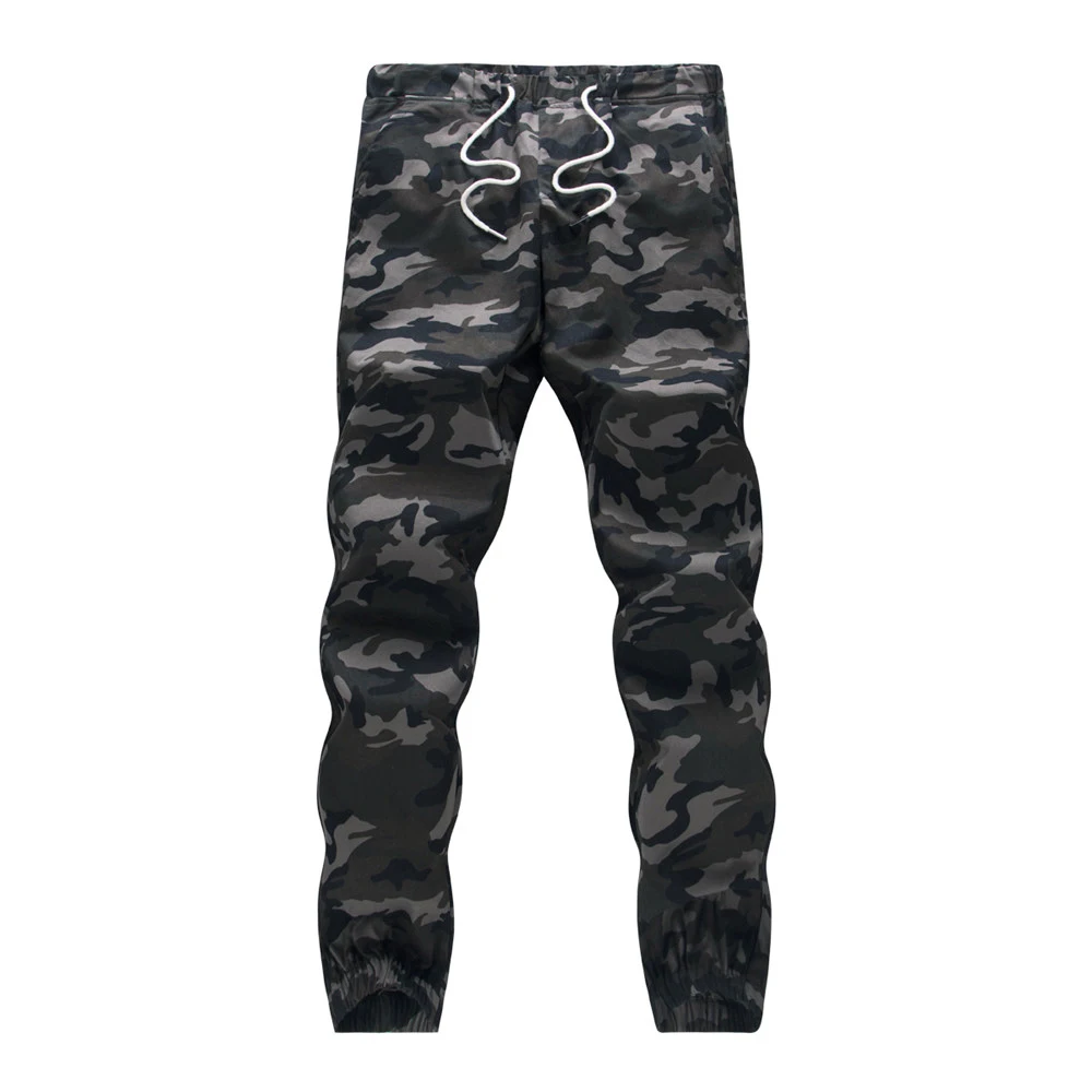 Suelto cómodo de carga pantalones de camuflaje de Jogger de algodón, corredor otoño pantalones Harem pitillo 2021 hombres camuflaje militar Pantalones - imagen 5