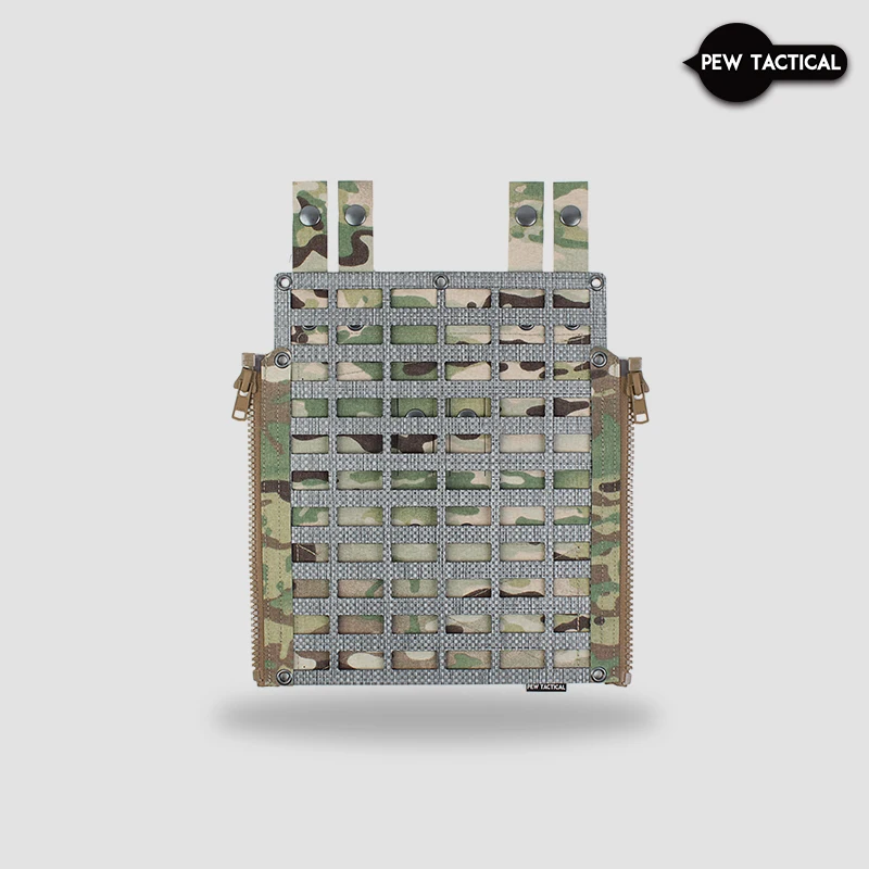 Panel trasero MOLLE táctico PEW para chaleco Crye LV119 OVERT - imagen 4