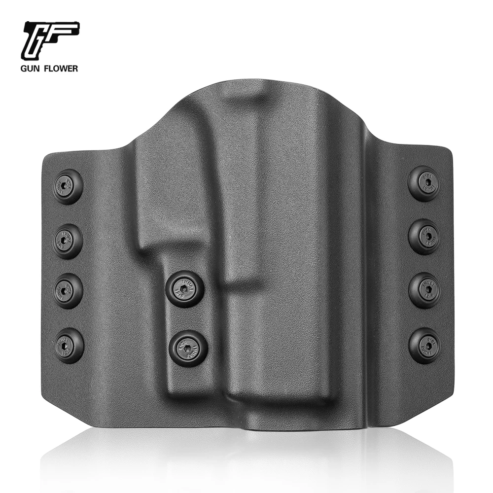 Fundas Gunflower OWB Kydex para Airsoft, policía militar Glock 17 /Glock 19/CZ P07 /CZ P09 /Sig P320/P10C/P226/MP9, mano derecha - imagen 3