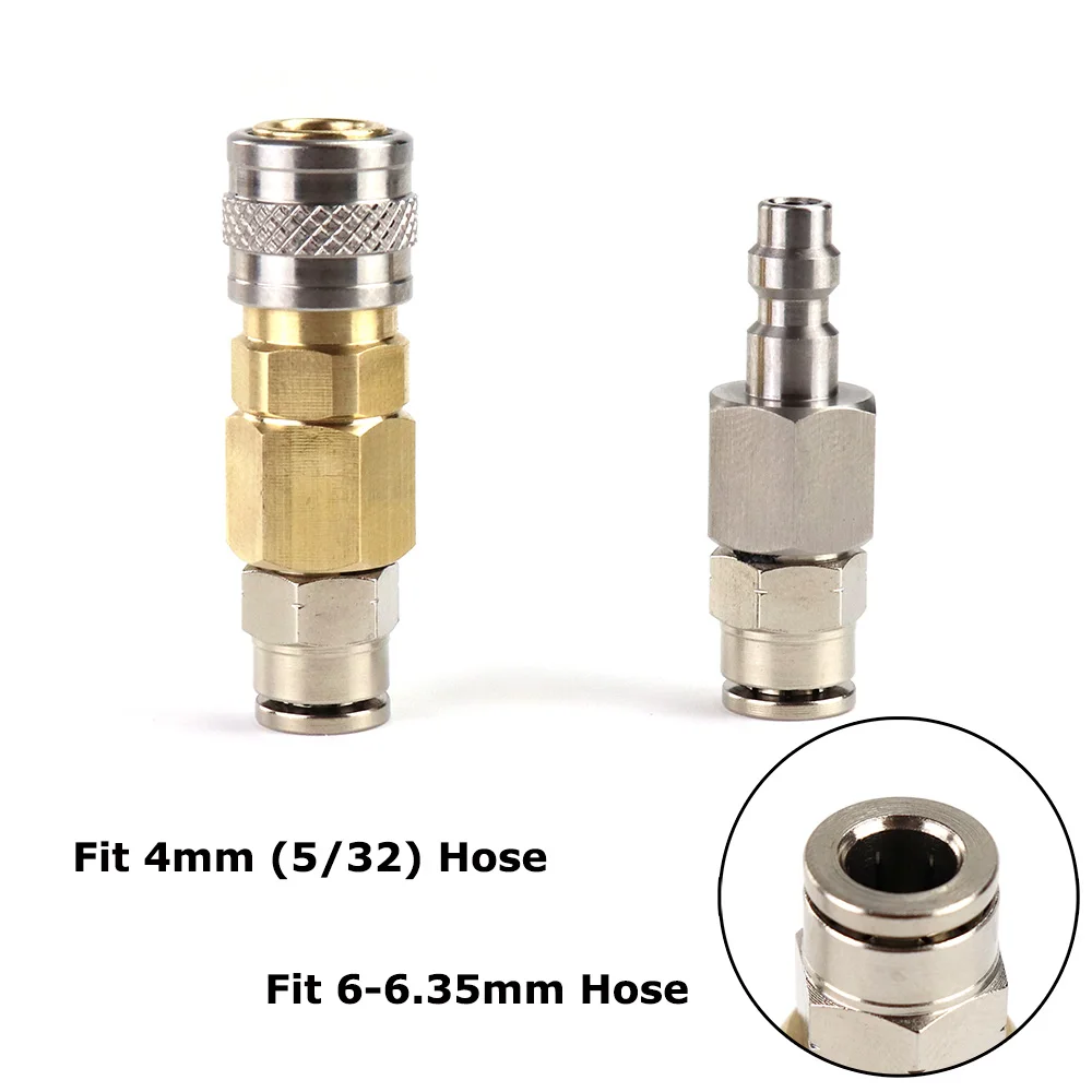 Nuevo HPA (EE. UU.) 2302 23-2 Foster desconexión rápida QD con conjunto de instalación de tuberías de empuje para manguera de 4MM (5/32) o 6MM-6,35 MM - imagen 5