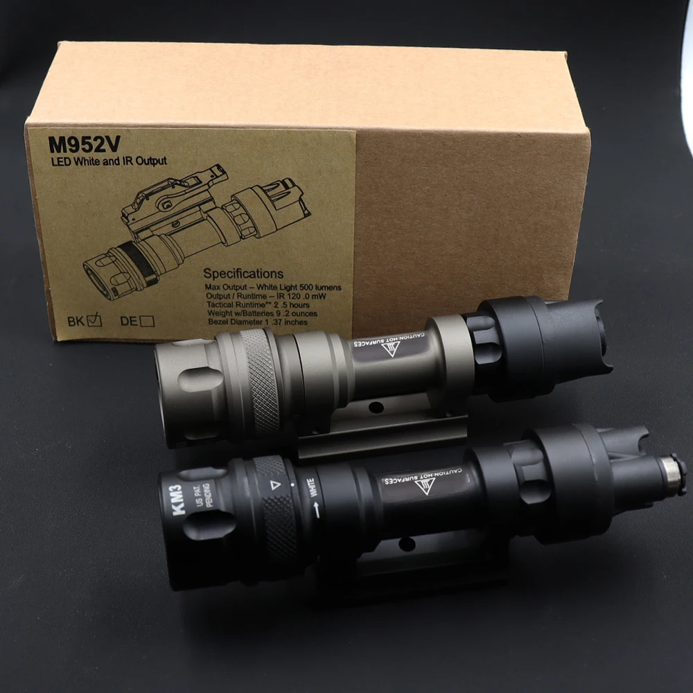 Linterna táctica infrarroja M952V 500lm con mount QD - imagen 2