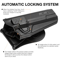 Colt 1911 Funda Táctica Nivel II – Exterior tiro rápido