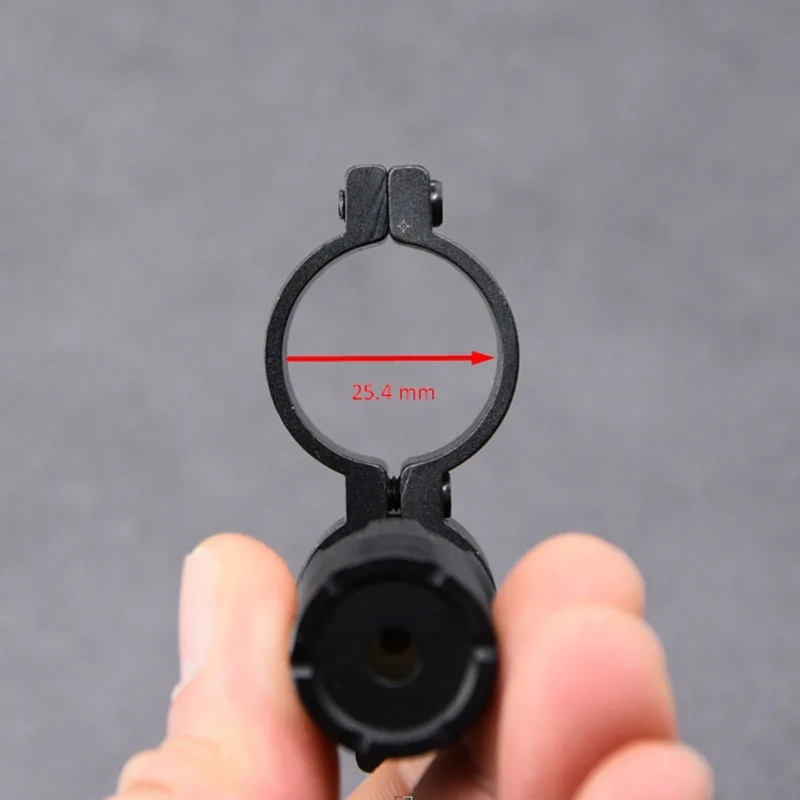 Colimador láser rojo, Combo de anillo de tubo de 1 pulgada y 15mm de diámetro - imagen 5