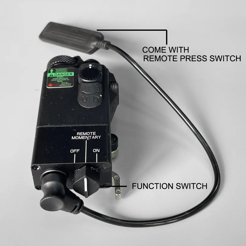 Láser de puntería táctica de compensación OTAL-C, láser IR clásico, verde, ajuste a cero, montaje HT, riel Picatinny - imagen 5