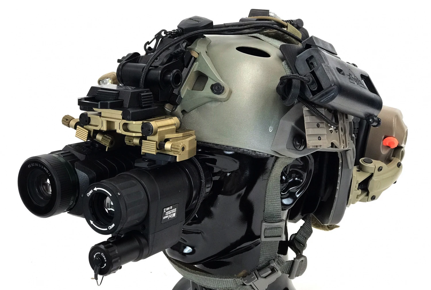 Gafas de visión nocturna PVS14, binoculares Rhino, puente, brazos NVG, montaje fuerte para casco rápido L4 G24 - imagen 5