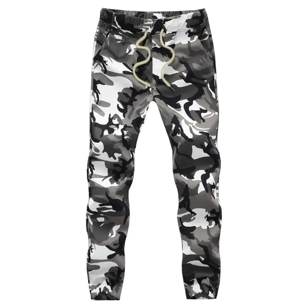 Suelto cómodo de carga pantalones de camuflaje de Jogger de algodón, corredor otoño pantalones Harem pitillo 2021 hombres camuflaje militar Pantalones - imagen 4