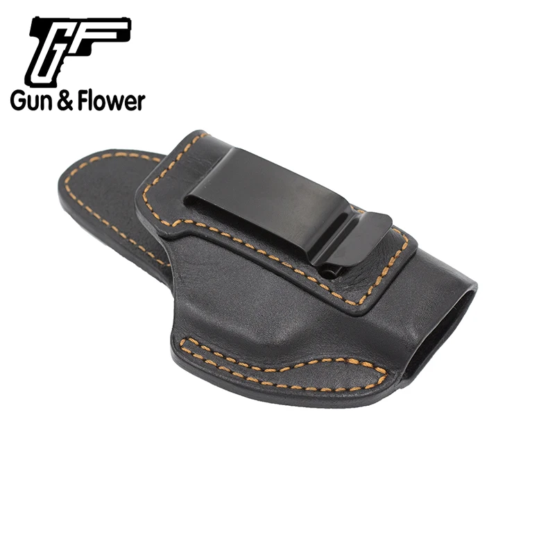 Para SIG P365/P365 SAS/P365X/P365 XL/P365-380/P365 ROSE-380, funda interior de cuero IWB negro de alta calidad, mano derecha - imagen 5