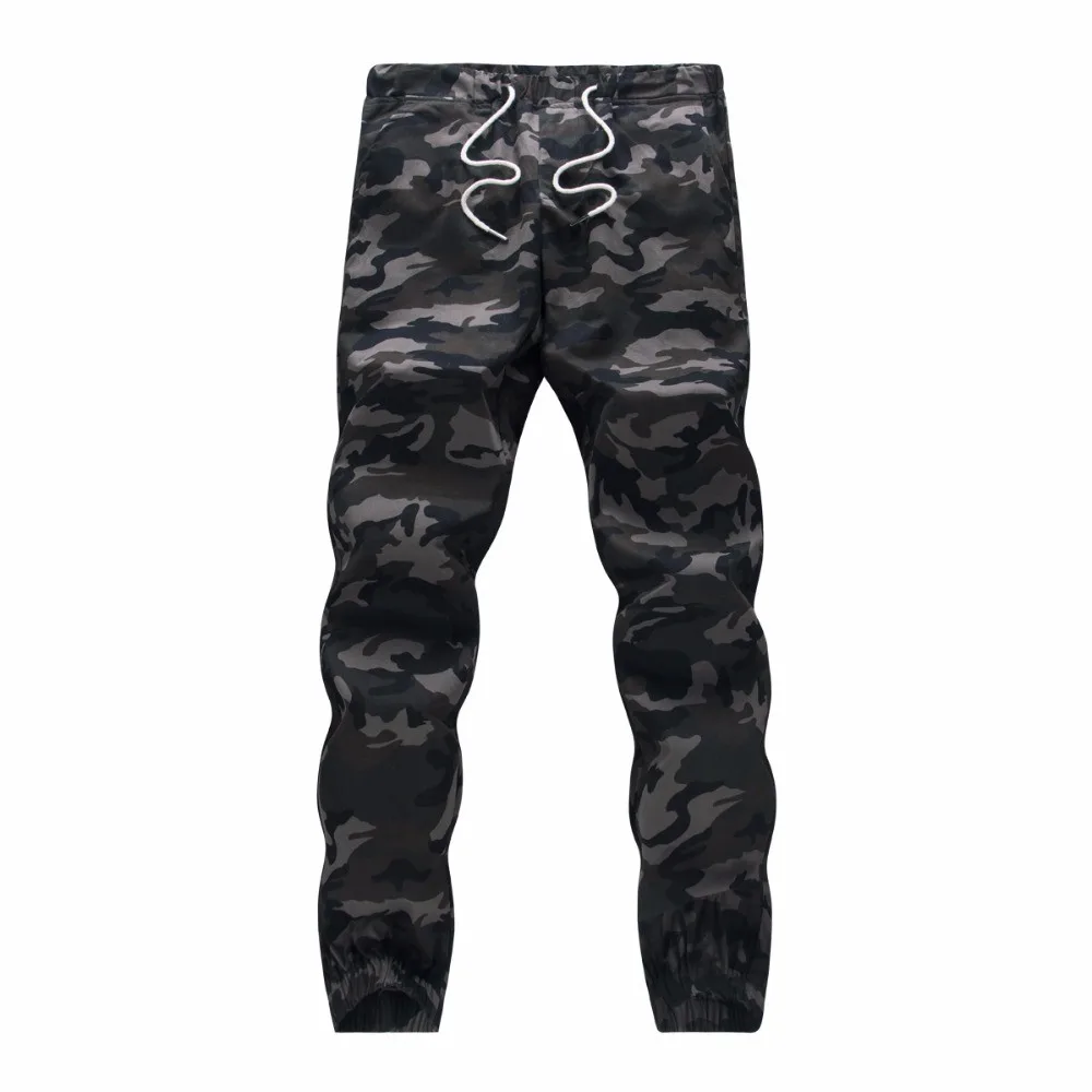 Suelto cómodo de carga pantalones de camuflaje de Jogger de algodón, corredor otoño pantalones Harem pitillo 2021 hombres camuflaje militar Pantalones - imagen 2
