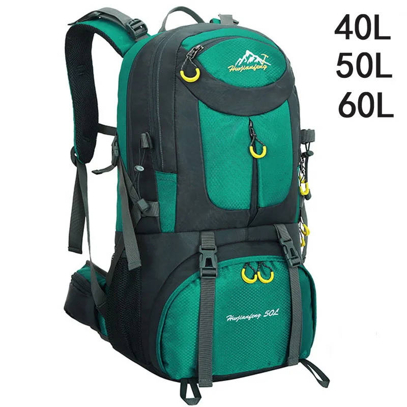 40L 50L 60L escalada al aire libre senderismo bolsas impermeables antidesgaste mochila deportiva de gran capacidad hombres mujeres Camping mochila de montaña - imagen 2