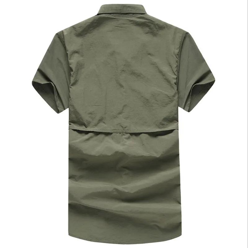 Camisa táctica militar transpirable para hombre, camisa de combate del Ejército de los EE. UU., secado rápido, verano Coolmax - imagen 2