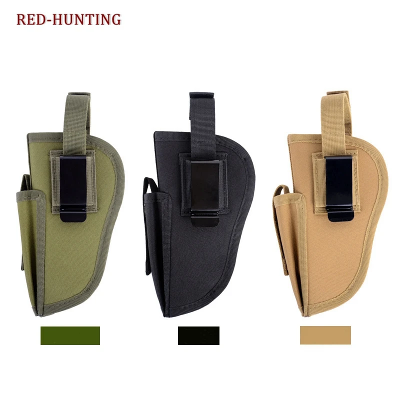 Funda para pistola táctica con ranura para revistas, EDC derecha, pistola izquierda, bolsa para soporte de pistola, GL 17,19,18C,PPK,P226,M9A1,1911 - imagen 5