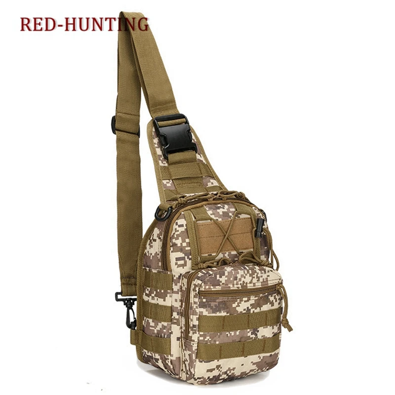 Bolso de hombro al aire libre, mochila táctica militar, paquete de pecho de un solo hombro, mochila de Camping, senderismo, bolsa de escalada - imagen 3