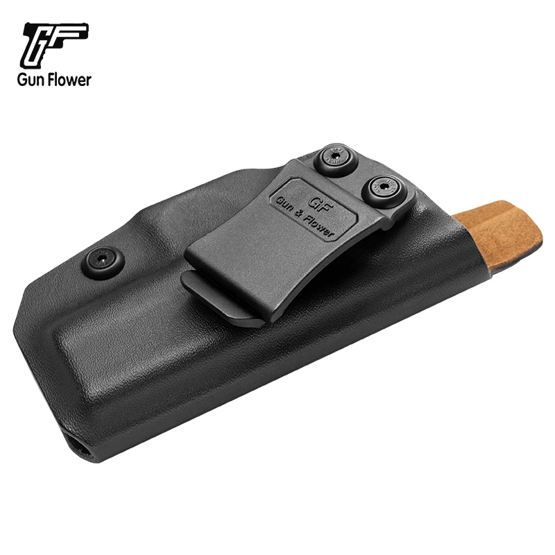 Gunflower-pistolera IWB Kydex con interior de cuero para Taurus G3/ PT24/7 - imagen 4