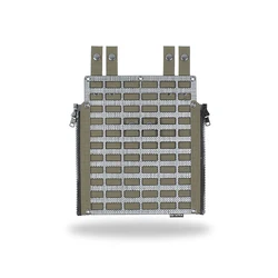 Panel trasero MOLLE táctico PEW para chaleco Crye LV119 OVERT