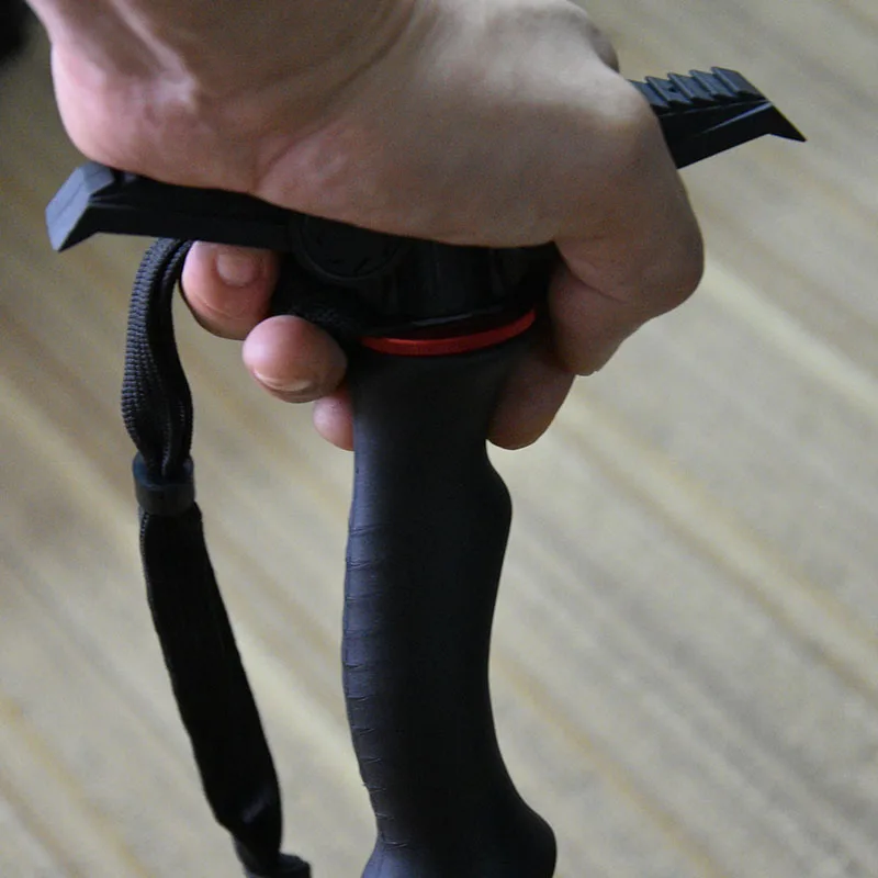 Monopié para exteriores, bastones de senderismo, bastón de montañismo, soporte de caza, bastones de senderismo para caminar ajustables en altura, plegables - imagen 5