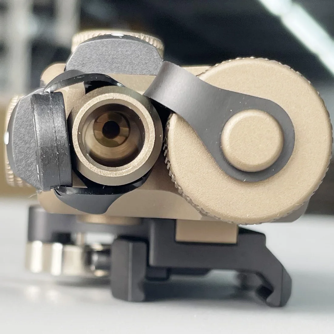 Láser de puntería táctica de compensación OTAL-C, láser IR clásico, verde, ajuste a cero, montaje HT, riel Picatinny - imagen 3