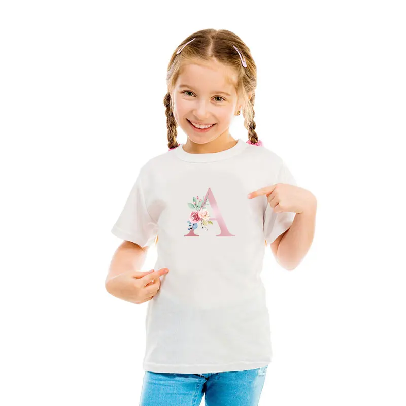 Pegatinas térmicas de 26 letras, transferencia de calor de flores para ropa, apliques de ropa para camiseta de bebé lavable - imagen 3